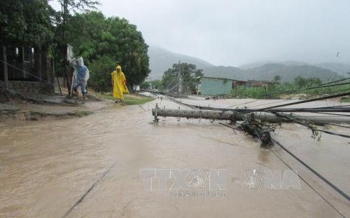 Ninh Thuận di dời người dân vùng ngập về nơi an toàn